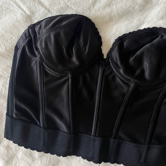 Black vintage corset top - Picture 3 of 6